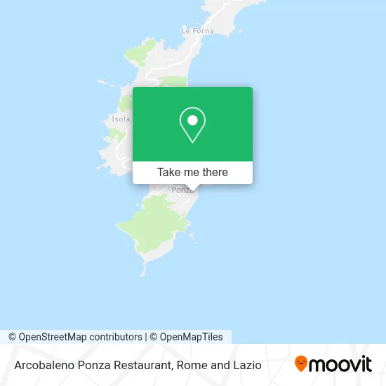 Arcobaleno Ponza Restaurant map