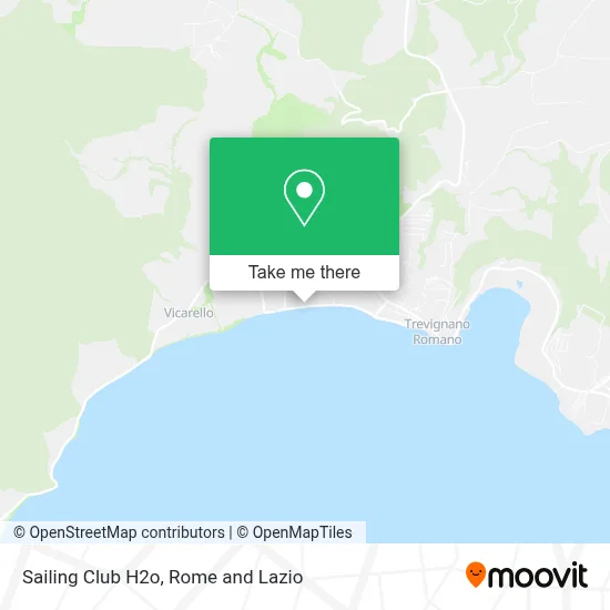 Sailing Club H2o map