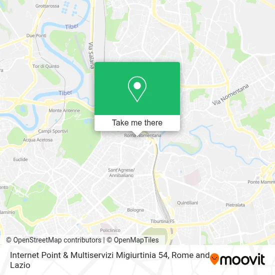 Internet Point & Multiservizi Migiurtinia 54 map