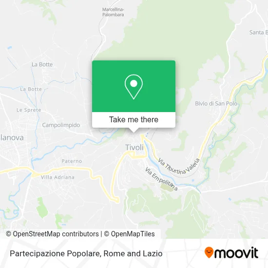 Partecipazione Popolare map
