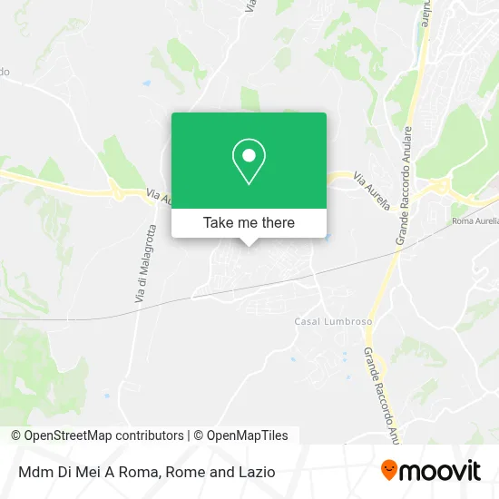 Mdm Di Mei A Roma map