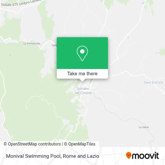 Monival Swimming Pool map