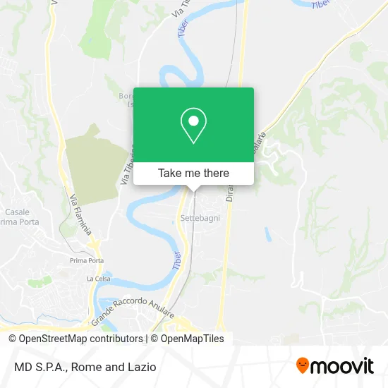 MD S.P.A. map