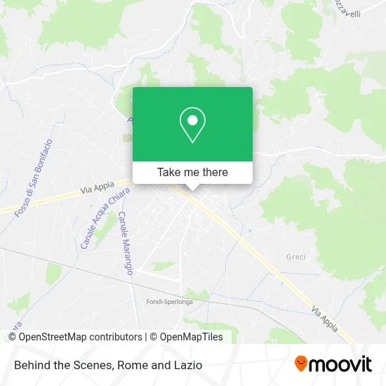Behind the Scenes map