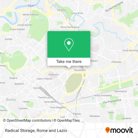 Radical Storage map