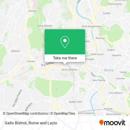Gallo Bistrot map