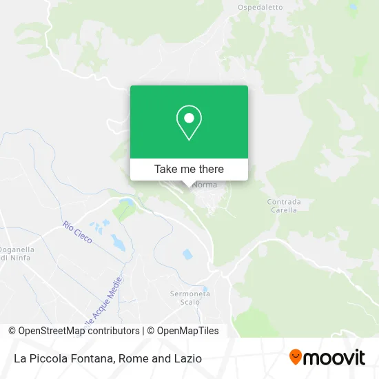 La Piccola Fontana map