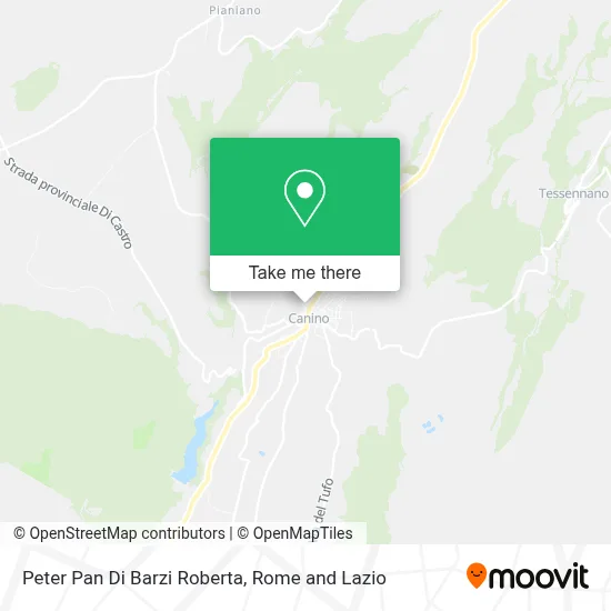 Peter Pan Di Barzi Roberta map