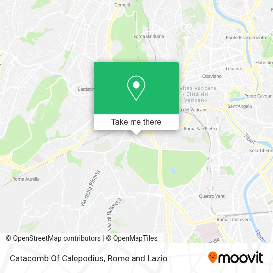 Catacomb Of Calepodius map