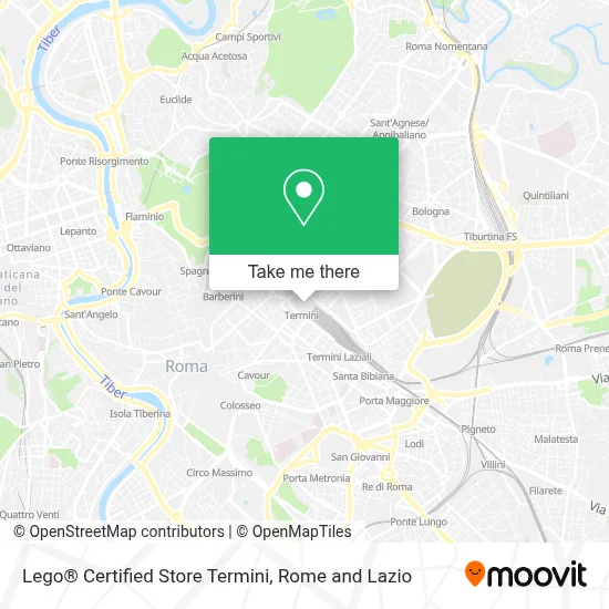 Lego® Certified Store Termini map