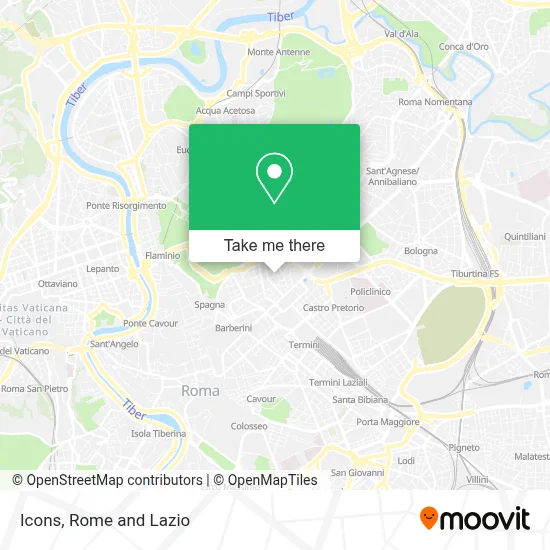 Icons map