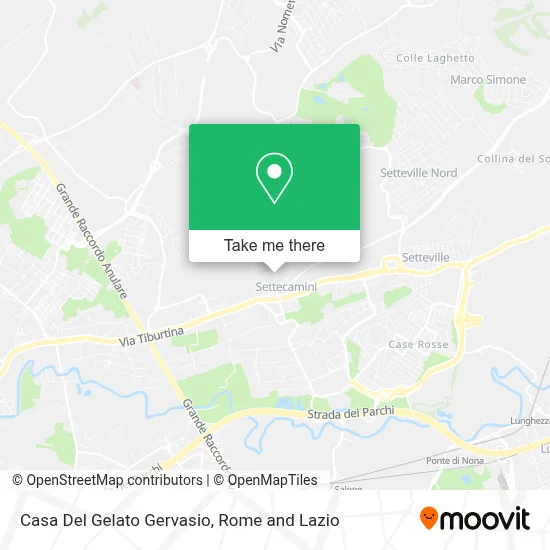 Casa Del Gelato Gervasio map