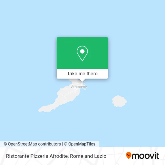 Ristorante Pizzeria Afrodite map