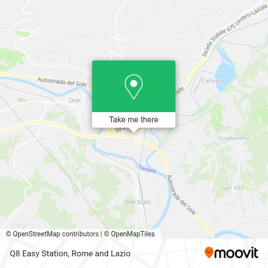 Q8 Easy Station map