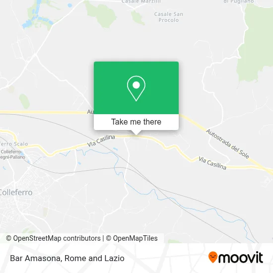 Bar Amasona map