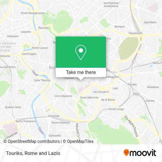 Touriks map