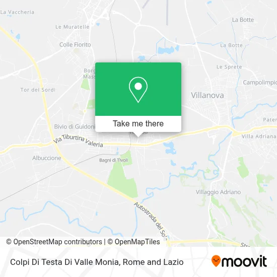 Colpi Di Testa Di Valle Monia map