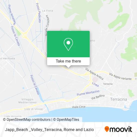 Japp_Beach _Volley_Terracina map