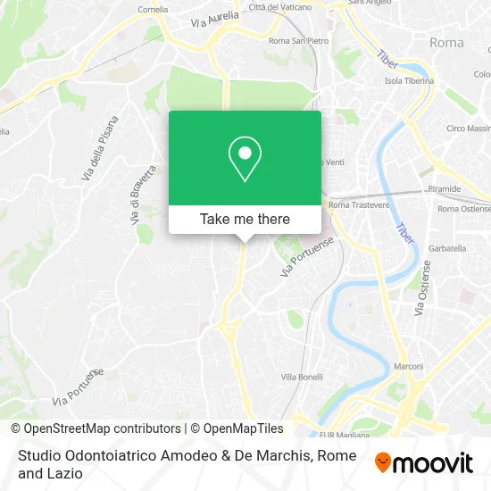 Studio Odontoiatrico Amodeo & De Marchis map