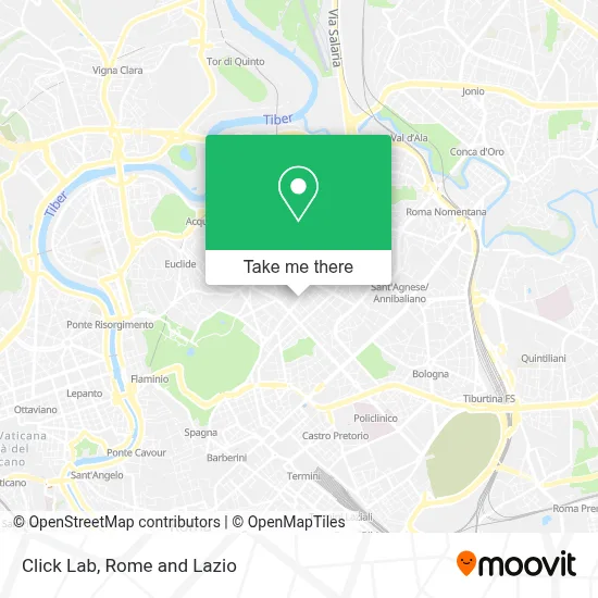 Click Lab map