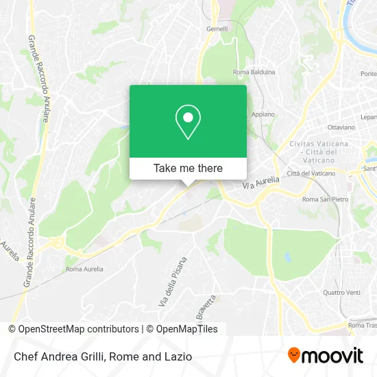 Chef Andrea Grilli map