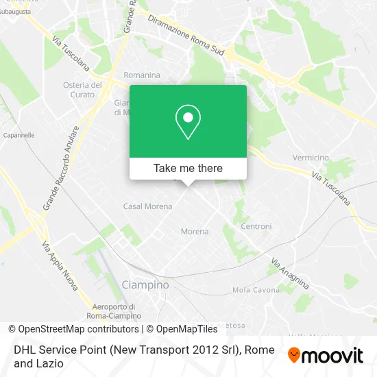 DHL Service Point (New Transport 2012 Srl) map