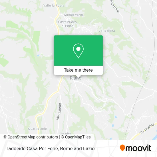 Taddeide Casa Per Ferie map