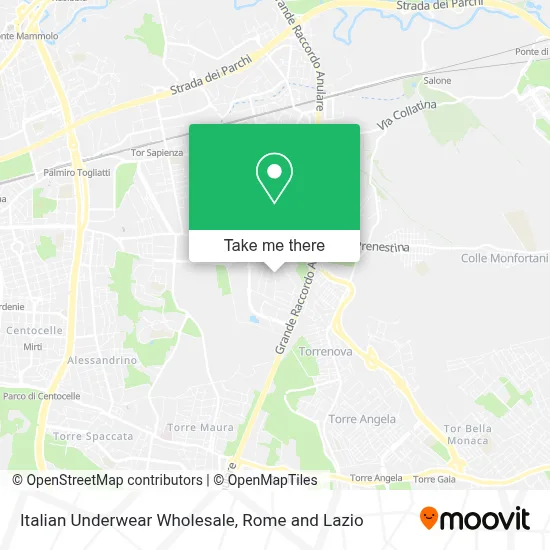 Italian Underwear Wholesale map