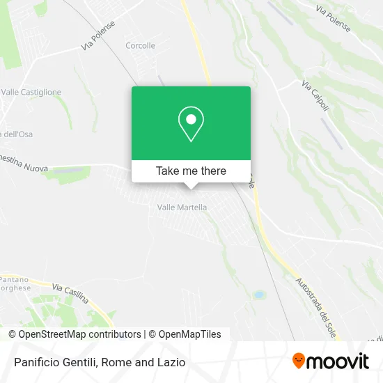 Panificio Gentili map
