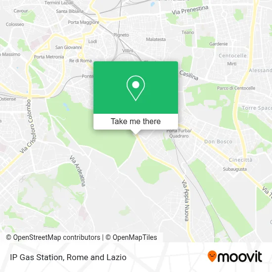 IP Gas Station map