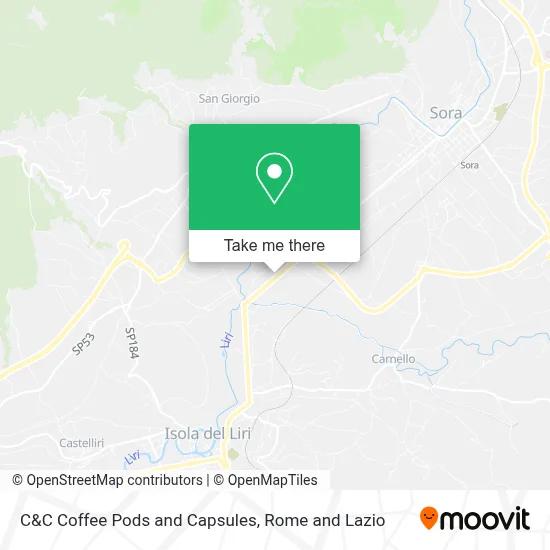 C&C Coffee Pods and Capsules map