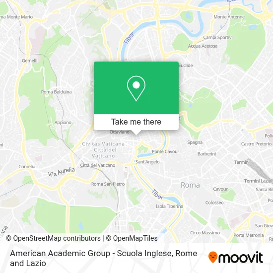 American Academic Group - Scuola Inglese map
