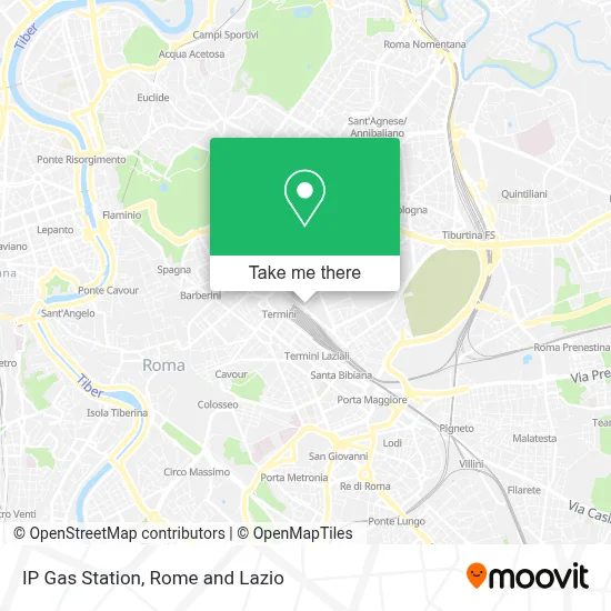 IP Gas Station map
