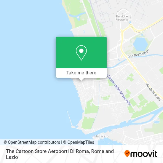 The Cartoon Store Aeroporti Di Roma map
