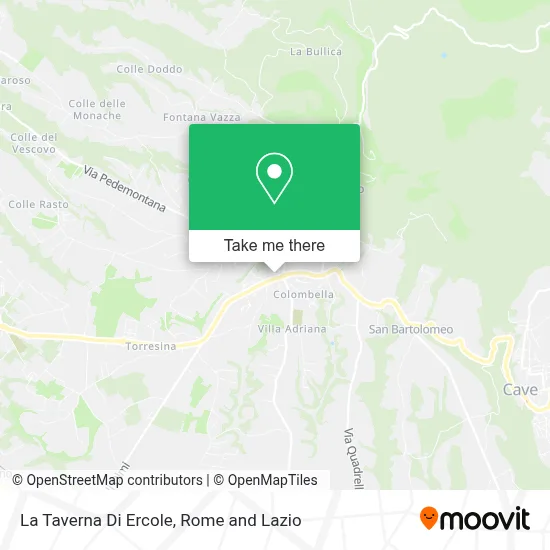 La Taverna Di Ercole map