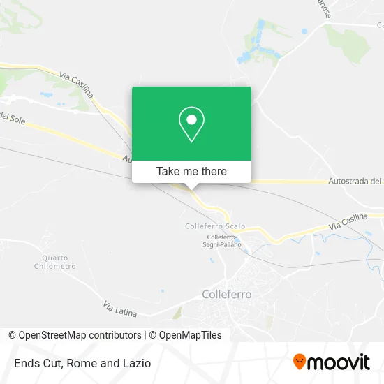 Ends Cut map