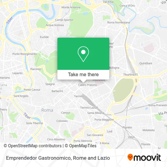 Emprendedor Gastronomico map