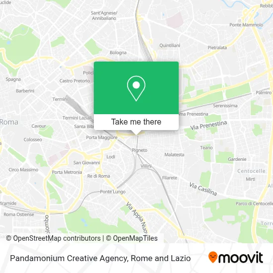 Pandamonium Creative Agency map