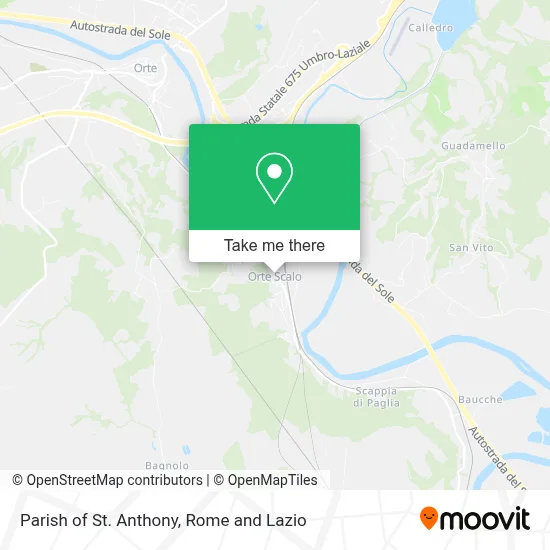 Parish of St. Anthony map