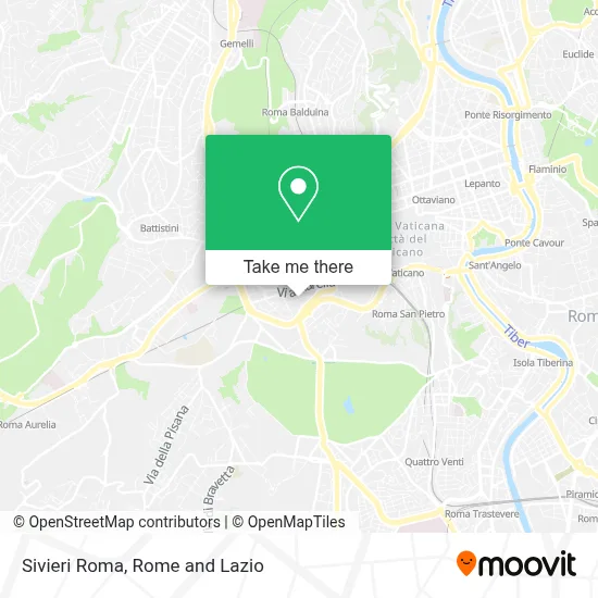 Sivieri Roma map