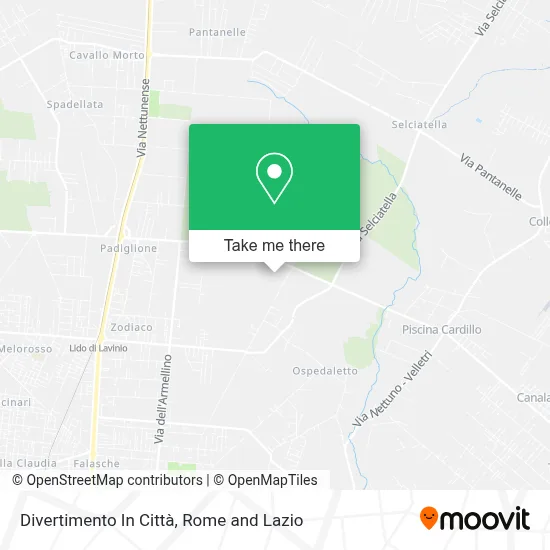 Divertimento In Città map