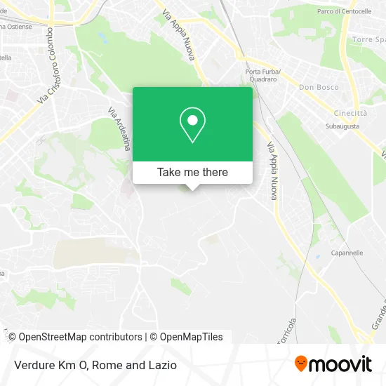 Verdure Km O map