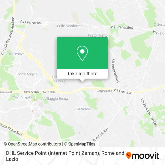 DHL Service Point (Internet Point Zaman) map