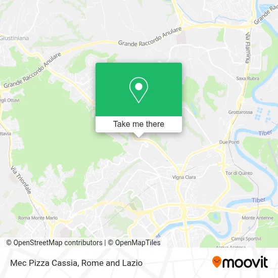 Mec Pizza Cassia map
