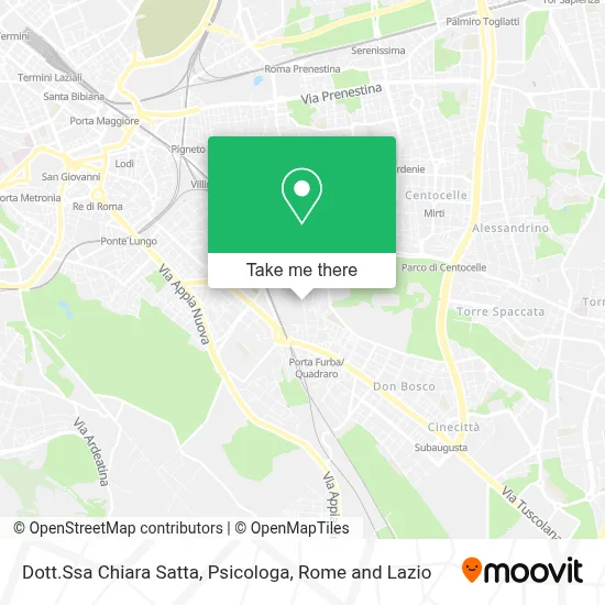 Dott.Ssa Chiara Satta, Psicologa map