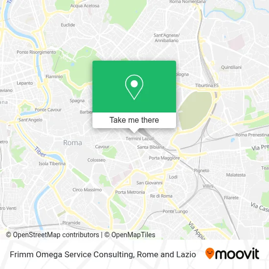 Frimm Omega Service Consulting map