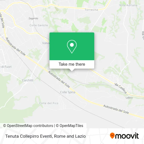 Tenuta Collepirro Eventi map