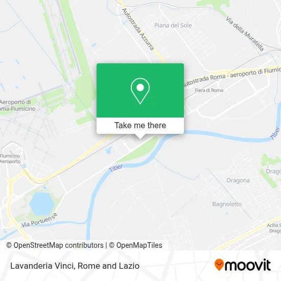 Lavanderia Vinci map