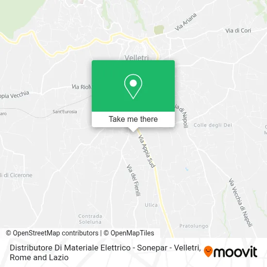 Distributore Di Materiale Elettrico - Sonepar - Velletri map