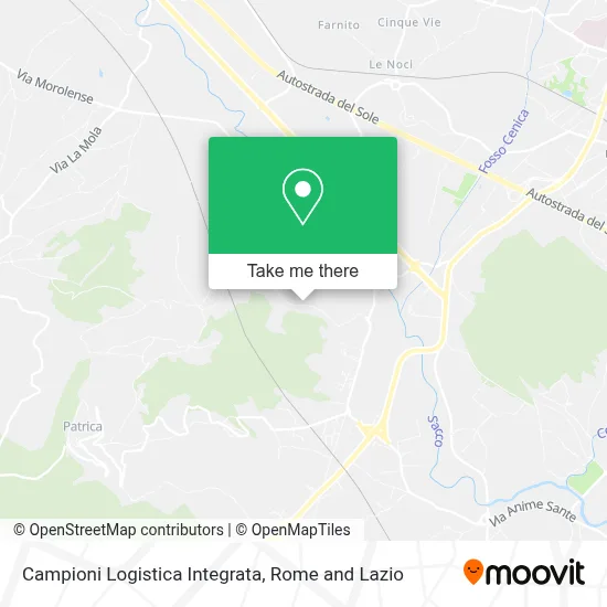 Campioni Logistica Integrata map